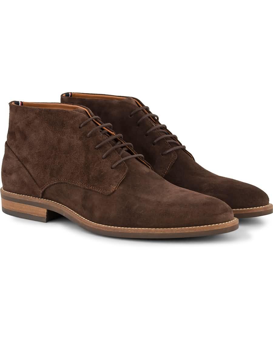 tommy hilfiger dallen chukka boot coffe bean suede Fantastisk v5htv